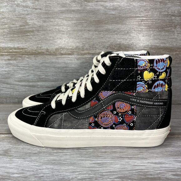 Vans Women’s SK8 Hi 38 Dx Pw Anaheim Factory Patchwork Skate Shoes Size 9.5 - Picture 1 of 9